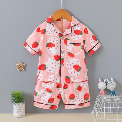 Chine Le pyjama de cardigan d'enfants a placé le costume mince de climatisation d'été à vendre