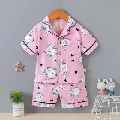 Китай Кнопка отворотом розовая короткая вверх по картине кролика Pyjamas на 1-13 лет продается