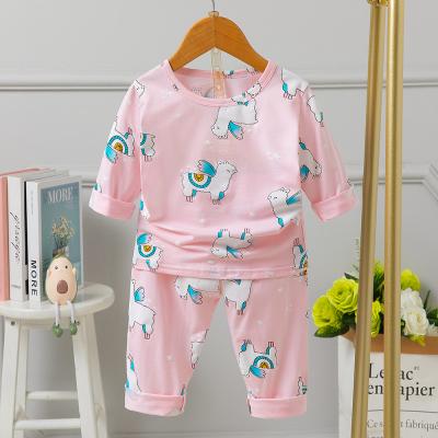 Chine Le pyjama de coton des enfants purs de l'âge 5 place 80cm que la taille 50cm ÉCLATENT confortable à vendre