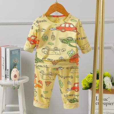 Cina Autumn Long Sleeve Kids Pyjama ha fissato la stampa del busto di altezza 70cm di 135cm per 7 anni in vendita