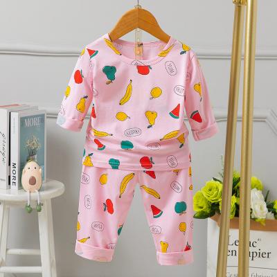 Chine Les pyjamas des enfants étant assortis de coton de 95% complètent et les pantalons placent la peau de buste de 50cm 54cm amicale à vendre