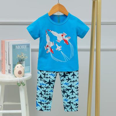 China El algodón suave Pj de los niños fijó la historieta Rocket Shorts Set Nightwear en venta