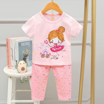 China Camisa de algodón de los trajes el dormir de los niños de la piel y camisa de dormir amistosas de los pantalones cortos para la altura del 135cm en venta