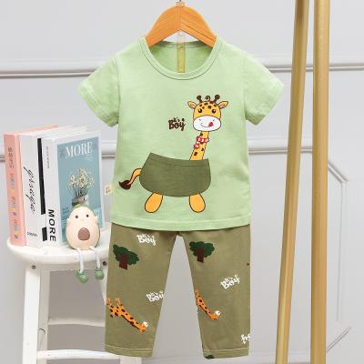 Китай Pyjamas печати жирафа запаха устойчивые мягкие/замыкают накоротко установленный Nightwear на 12 месяца детей продается