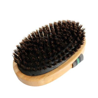 China Viable Factory Wholesale Wooden Cat Bristle Massage Brush Pet Dog Grooming Bath Brush for sale