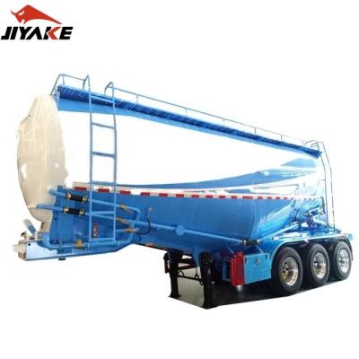 China Truck Trailer Customized Type V - Axles 2 / 3 / 4 Large Capacity 25 30 40 45 50 CBM Pneumatic Dry Bulk Tanker Semi Cement Truck Trailer for sale