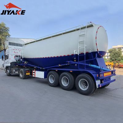 China Good Stability 40 M3 50 Ton Carrying Capacity V Shape Powdered Dry Bulk Materials Cement Tanker Semi Trailer for sale