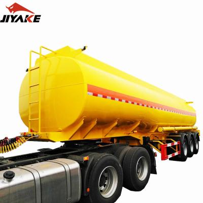 China Aluminum steel/petrol/gasoline steel truck trailer tanker trailer liquid/diesel/mineral oil 4 compartments 40000-50000 liters fuel tank semi trailer for sale