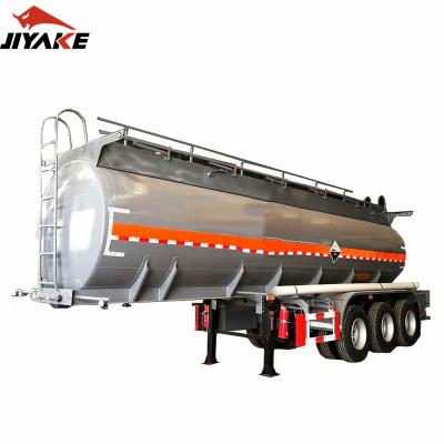 China Truck Trailer 2/3 Axles Aluminum Alloy Mirror 40-50 Cubic Meters Gasoline Petrol Oil Transport Fuel Tank Tanker Truck Diesel Semi Trailer for sale