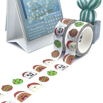 China factory waterproof cheap zaomo printing christmas customized washi tape tapes with good price for sale