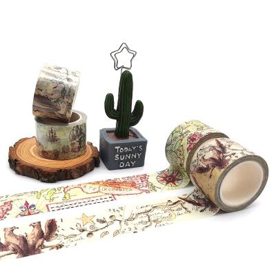 China Vintage waterproof hot style custom painters print washi tape for sale for sale