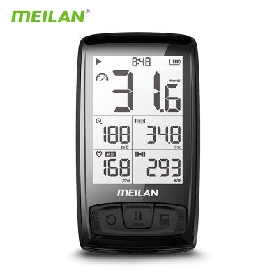 China ANT+ BLE4.0 Meilan Blade Waterproof WithBluetooth and ANT+ Indoor Outdoor Bicycle Computer for Mountain Bike for sale