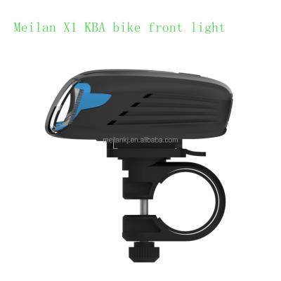 China New cycle stvzo light Meilan headlight led front X1 bike lights bicycle handlebar usb rechargeable cycling lighting X1 for sale