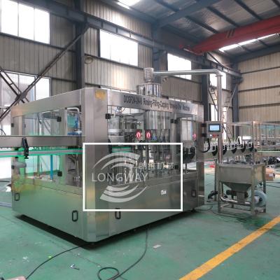 China Energy Saving Food 3 in 1 Beverage Factory Sparkling Fizzy Beverage Filling Machine for sale