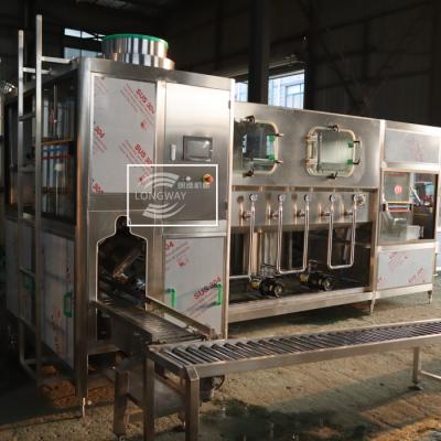 China Factory Sale 100% Bottled Water Beverage 5 Filling Line 18.9L Full Automatic 5gallon Jar Filling Line for sale