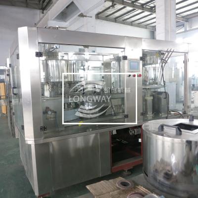 China Vegetable processing plant made in china aluminum can filling and canning machine juice sealing filling machine 3 in 1 for sale