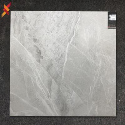 China Modern Luxury Gray Marble Look Matted Or Matted Polished Finish Porcelain Glazed Flooring Design 800x800 for sale