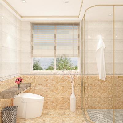 China China New Design Modern Brown Glazed Bathroom Ceramic Wall Tiles 300x600mm for sale