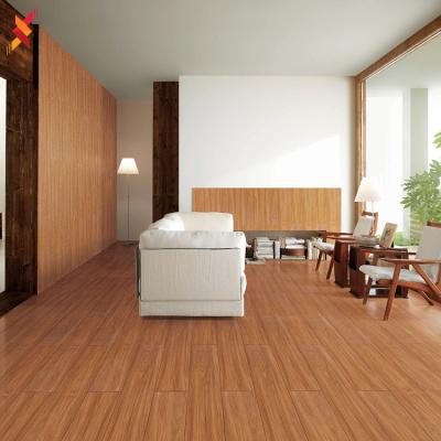 China Modern popular rustic indoor porcelain 200x1200 ceramic wood floor tiles for living room and bedroom for sale