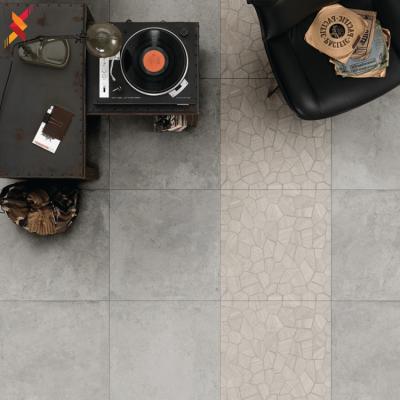 China Rustic Tiles Non Slip 60x60 Light Gray Rustic Porcelain Floor Tiles Price In Philippines for sale