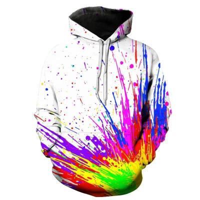 China Anti-Wrinkle 3D Printing Casual Hooded Pullover Sweatshirt Long Sleeve Hoodie For Men And Women for sale