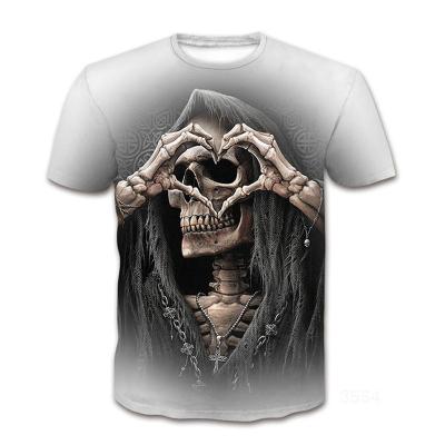 China Anti-Wrinkle OEM 3D Printing T-shirt Mens Womens Mens T-shirt Custom Customized Graphic Tees for sale