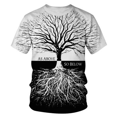 China Wholesale Custom 3D Sublimation Anti-Wrinkle Printing T-Shirt Cheap Blank For Men for sale