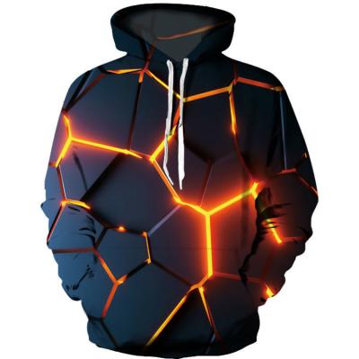 China Wholesale Custom Design 100% Sublimated Hoodies Sweatshirt Hoodies Anti-Shrink 3d Printing Polyester 3D Print Hoodies With Front Kangaroo Pocket for sale