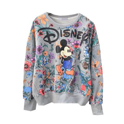 China wholesale Anti-wrinkle 3D Printing Women's Hoodie Cartoon Streetwear Oversized Sweatshirt Customized for sale