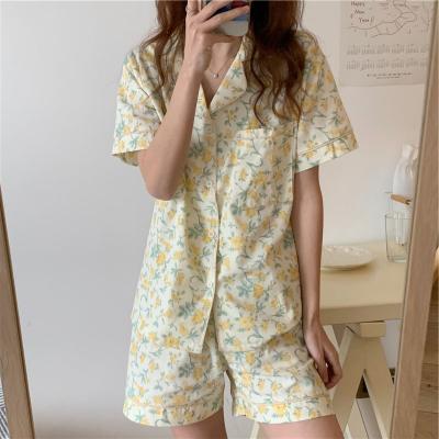 China Wholesale QUICK DRY Custom Printing Short Sleeve Summer Women Cute Pajamas for sale