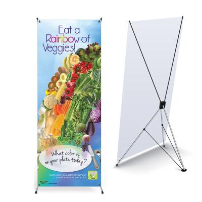 China Light Weight Cheap Price Pop Up Display Custom Mini Stand Banner Advertising Display X Banner for sale