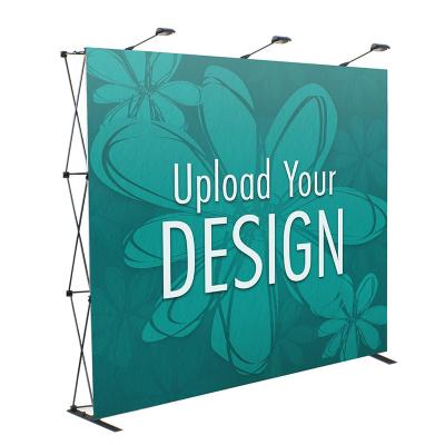 China Portable Cheap Price 10 x 10 Roll Up Banner Outdoor Pvc Fabric Backdrop Stand Advertising Popup Display for sale