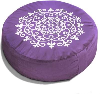 China PORTABLE Velvet Buckwheat Meditation Pillow Floor Pillow Cushion Adult Removable Zafu Meditation for sale