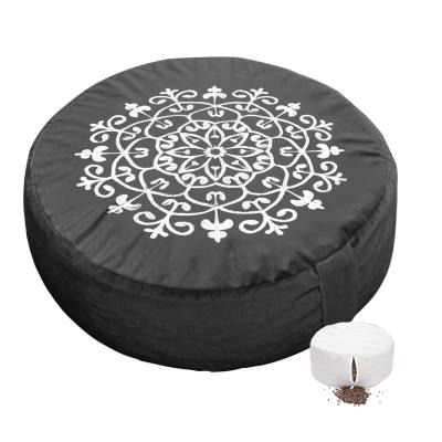 China Removable Washable Yoga Pillow Buckwheat Sports Velvet Deep Meditation Relieve Stress Meditation Cushion for sale