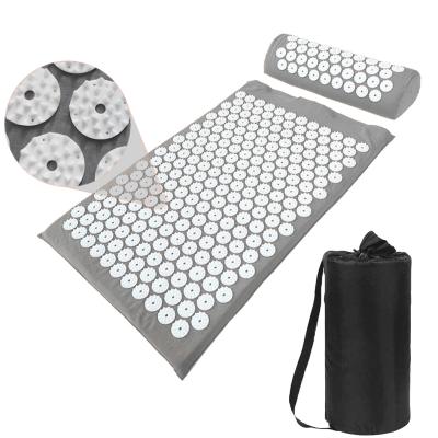 China Natural Organic Home Massage Body Massager Customize Acupressure Mat Set Acupuncture Yoga Mat for sale