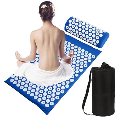 China Natural Yoga Bolster Acupressure Mat Customize Yoga Shakti Mat Akupressurmatte 2021 professional body massage manufacturer for sale