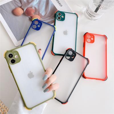 China POCO M3 Matte Cover For Xiaomi Xiomi 10s 11 Lite Pro Mobile Cover Armor Shock Phone Case For Redmi Note 10 K40 Translucent Back Anti-fall for sale