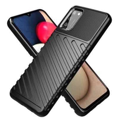 China Shockproof For Samsung A02s Shockproof Mobile Case TPU Back Cover For Galaxy A02s Phone Case for sale