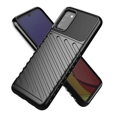 China Thunder Shockproof Rugged TPU Soft Shockproof Shield Cover Mobile Case For Samsung Galaxy A03s Phone Case for sale