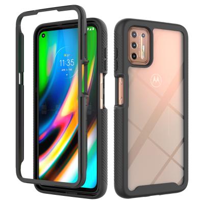 China Hybrid Anti-drop Rugged Armor 2 In 1 Shockproof PC + TPU Case For Motorola Moto G9 Plus G8 Power Lite One Plus G 5G G Fusion Stylus 2021 for sale