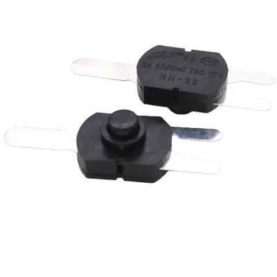 China HH-22-213 Cylinder High Temperature Resistance 3 Pin Led Light Push Button Switch Shape Waterproof for sale