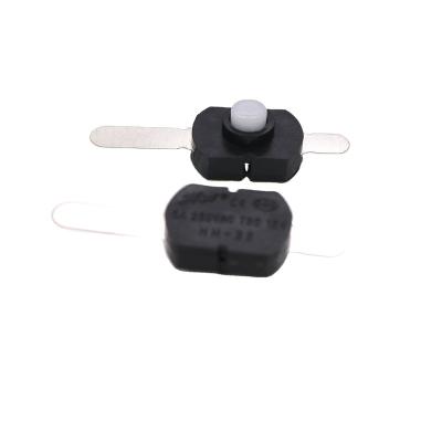 China Cylinder Shape ON Latched Push Button Switch For HH-22H7 Flashlight Waterproof Mini Switch for sale