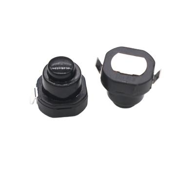 China Cylinder Flashlight Button Switch HH-19A High Quality Black Circular Button Switch Shape for sale