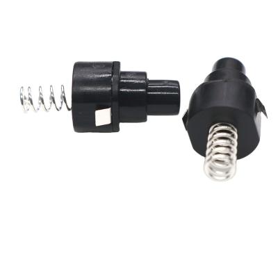 China Cylinder shape led push button switch HH-19C-8 ON-OFF push button switch with light for sale