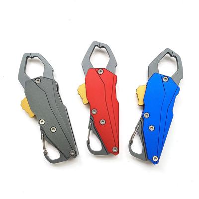 China Amazon Best Selling Lightweight Portable Fishing Antirust Tool Aluminum Alloy Fishing Lip Clamp Checker for sale