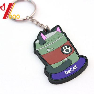 China Cartoon Promotional Toy Gifts With Logo Rubber Key Chain / Custom Key Tag Customized PVC Key Chain for sale