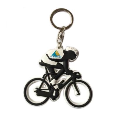 China Promotion Soft PVC Key Chain 1 Side, Soft PVC Keyholder, 3D Rubber Key Chain for sale