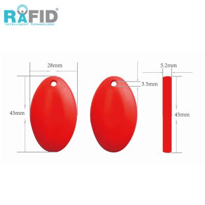 China Waterproof / Waterproof RAFID NFC Ring Tag RFID ABS Key Passive Key Fob Waterproof With R/A Coding for sale