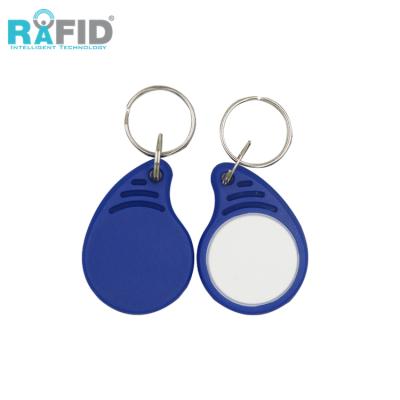 China Waterproof / Waterproof High Quality RAFID 13.56MHZ IC Card RFID Key Tag F1108 Key Chain For Door Access Control System for sale