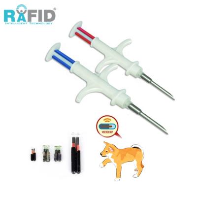 China RAFID Bioglass Pet Implant RFID Chip Glass Capsule Dog Animal ID Tag Chip For Fish 1.25*7mm for sale